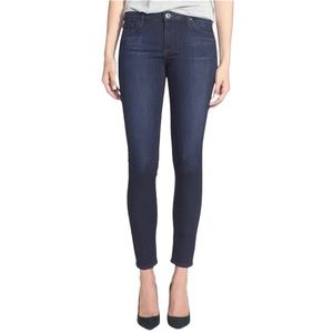 AG Adriano Goldschmied ‘The Legging’ Super Skinny Dark Bristled Wash Jeans GUC